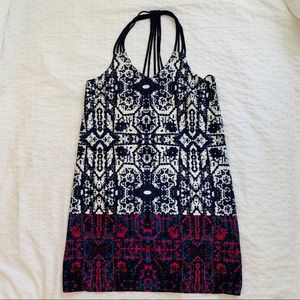 Monteau Los Angles Strappy Printed Dress